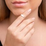 Anel de prata 925 falange placa - Imagem 2