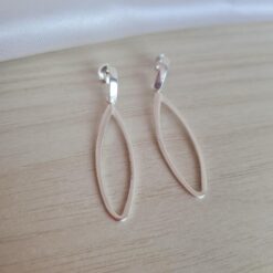 Brinco de Prata Gota Estreita