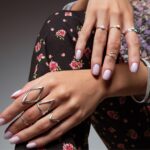 Anel De Prata 925 Redondo Azul Claro - Imagem 2