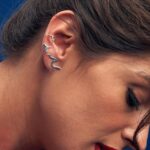 Brinco de prata 925 onda do mar 2,1 cm - Imagem 3