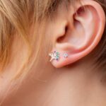 Brinco De Prata 925 Árvore Da Vida Colorido - Imagem 2