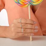 Anel De Prata 925 Chuveirinho Com Zircônia Coloridas - Imagem 2