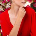 Pulseira De Prata 925 Charm Coração Vazado - Imagem 2