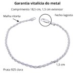 Pulseira De Prata 925 Cordão Baiano - Imagem 2