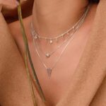 Colar De Prata 925 Triângulo Chapado 50 cm - Imagem 2