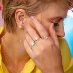 Anel De Prata 925 Solitário Estrela Zircônia - Imagem 2