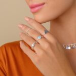 Anel De Prata 925 Olho Grego - Imagem 2