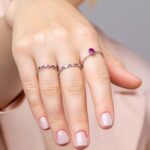 Anel De Prata 925 Zircônia Rubi Oval - Imagem 2