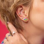 Brinco De Prata 925 Corrente Bolinha 9cm - Imagem 2