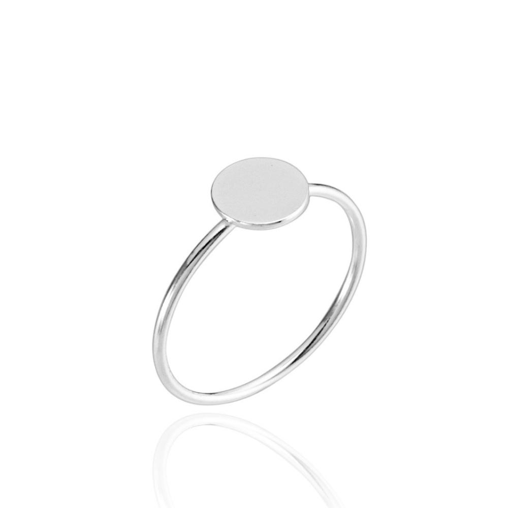 anel-de-prata-ponta-de-dedo-mini-circulo Anel De Prata 925 Ponta De Dedo Mini Círculo - Imagem 1