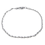 Pulseira De Prata 925 Ritorta