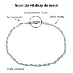 Pulseira De Prata 925 Ritorta - Imagem 3