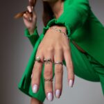 Anel De Prata 925 Pérola Flor - Imagem 2