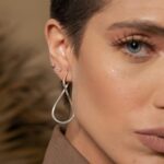 Brinco De Prata 925 Argola Lisa Com Símbolo Infinito 4,3 Cm - Imagem 2