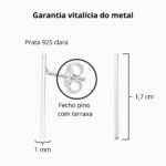 Brinco De Prata 925 Palito M - Imagem 4