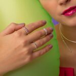 Anel De Prata 925 Aliança Rosa - Imagem 3