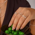 Anel De Prata 925 Com Coração No Centro - Imagem 2