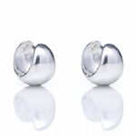 Brinco De Prata 925 Argola Lisa Pequena 1,2 Cm