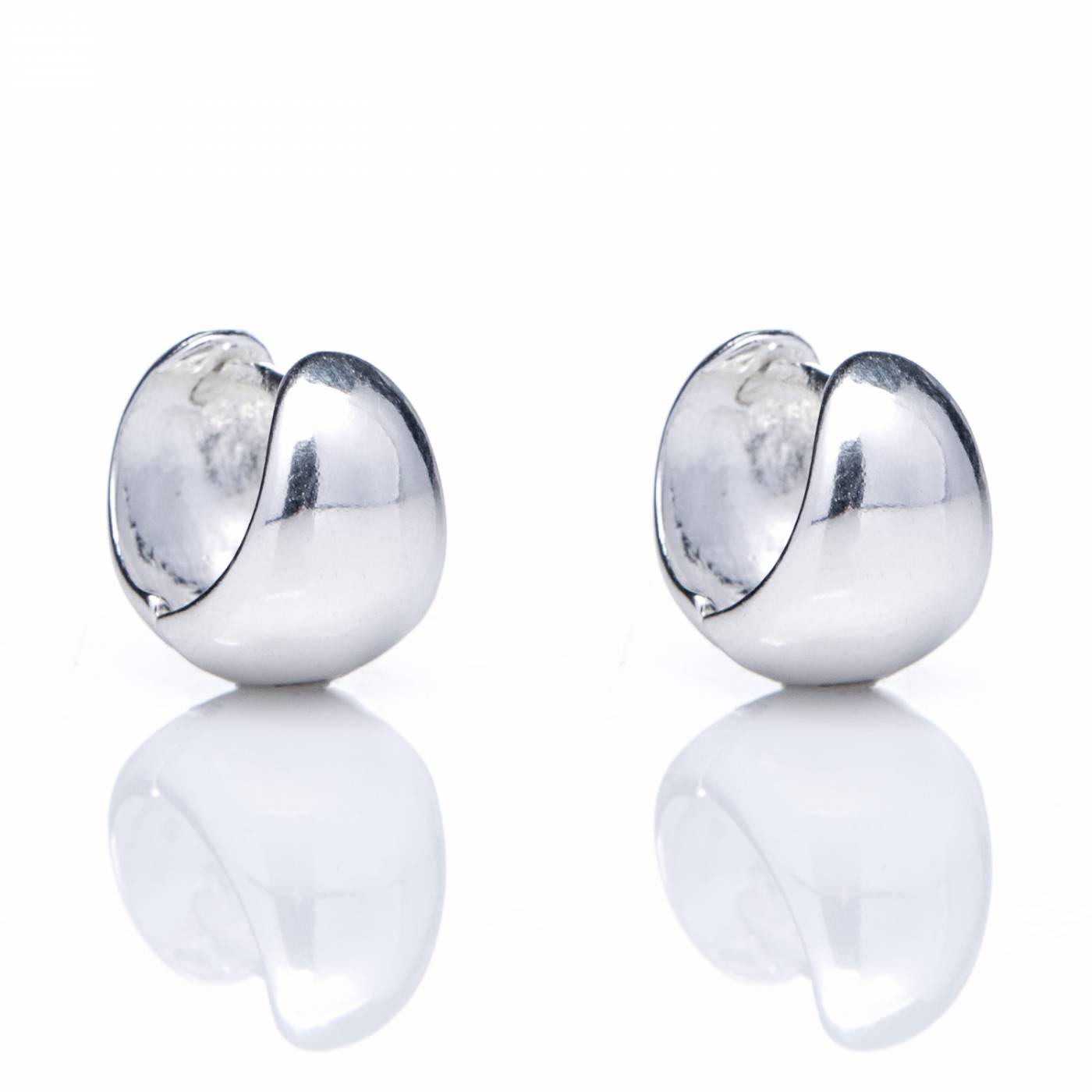 Brinco-de-prata-liso Brinco De Prata 925 Argola Lisa Pequena 1,2 Cm - Imagem 1