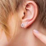 Brinco De Prata 925 Redondo Zircônias Coloridas 9mm - Imagem 2