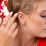 Brinco De Prata 925 Coração Vazado Pequeno 9,0 mm - Imagem 2