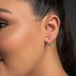 Brinco De Prata 925 Tarraxa Baby Estrela Liso 5 Mm - Imagem 2