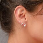 Brinco De Prata 925 Gota Liso 1,2 cm - Imagem 2