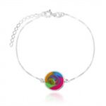 Pulseira De Prata 925 Tie Dye
