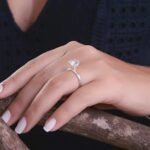 Anel de prata 925 solitário tradicional zircônia - Imagem 2