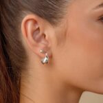 Brinco De Prata 925 Cabacinha Alongada 1,7cm - Imagem 2