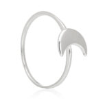 Anel de prata 925 lua crescente