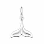 Pingente de Prata mini calda de sereia