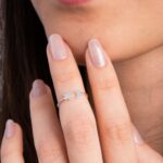 Anel de prata 925 falange ajustável estrela e lua - Imagem 2