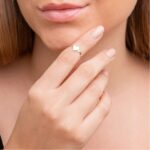 Anel de prata 925 falange coração liso - Imagem 2