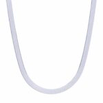 Corrente de prata 925 laminada 3 mm - vários tamanhos