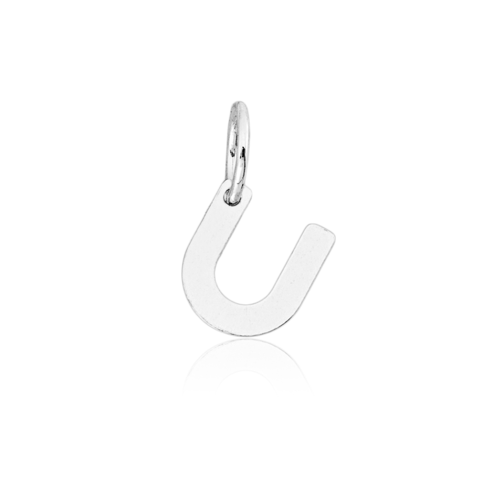 3b88e5d117480d82926943694c1da4db.jpg Pingente de prata 925 mini letra U - Imagem 1