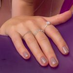 Anel de prata zircônia 925 redonda cristal - Imagem 2