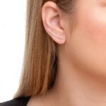 Brinco de prata 925 ear cuff fio liso 3 cm - Imagem 2