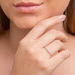 Anel de prata 925 ajustável antiestresse com cinco bolinhas - Imagem 2