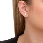 Brinco de prata 925 raio 1,5 cm - Imagem 2