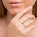 Anel de prata 925 aro triplo trançado e liso - Imagem 2