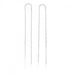 Brinco de prata 925 corrente lisa 16,2 cm