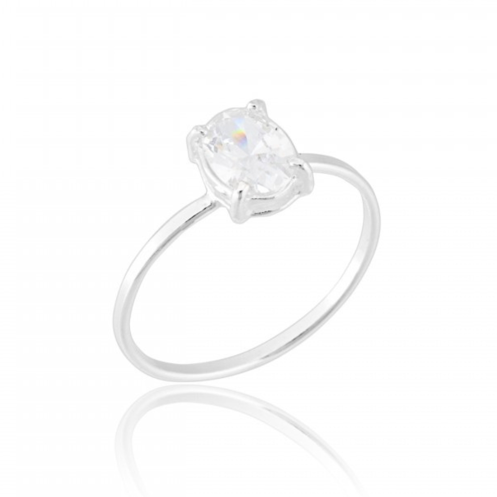 decb85f2c36655e73b5113ca8ce779fc.jpg Anel de prata 925 zircônia oval cristal - Imagem 1
