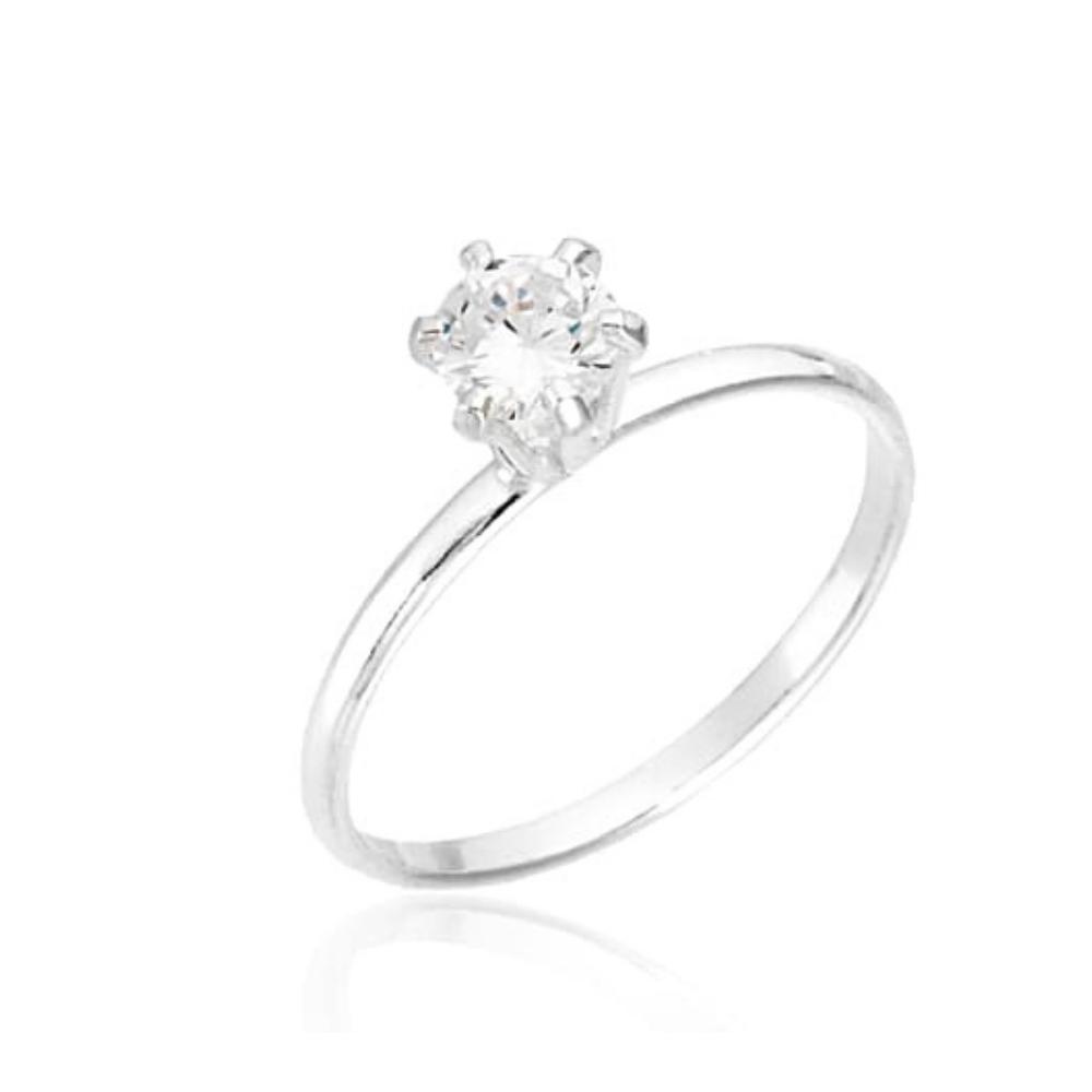 3240a5e04f0db85516f3cc8909c4d20f.jpg Anel de prata 925 solitário garra alta - Imagem 1