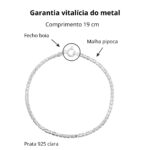 Pulseira de prata 925 pipoca - Imagem 4