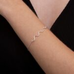 Pulseira de prata 925 fio ondulado - Imagem 2