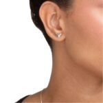 Brinco de prata 925 borboleta pequena - Imagem 4