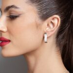 Brinco de prata 925 onda curta - Imagem 3