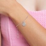 Pulseira de prata 925 medalha São Bento pendurada - Imagem 2