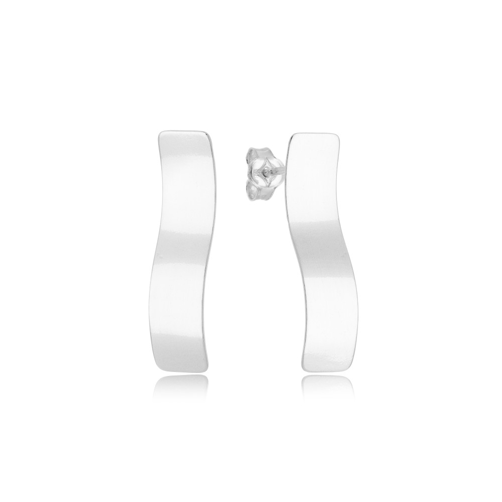 brinco-de-prata-onda-curta Brinco de prata 925 onda curta - Imagem 1